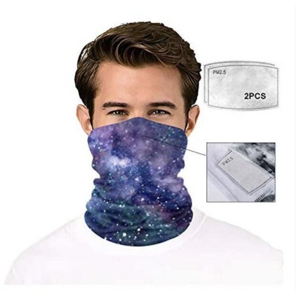 Face Mask Bandanas,Multi - Purpose Bandana Mask Neck Gaiter - Picture 2 of 8